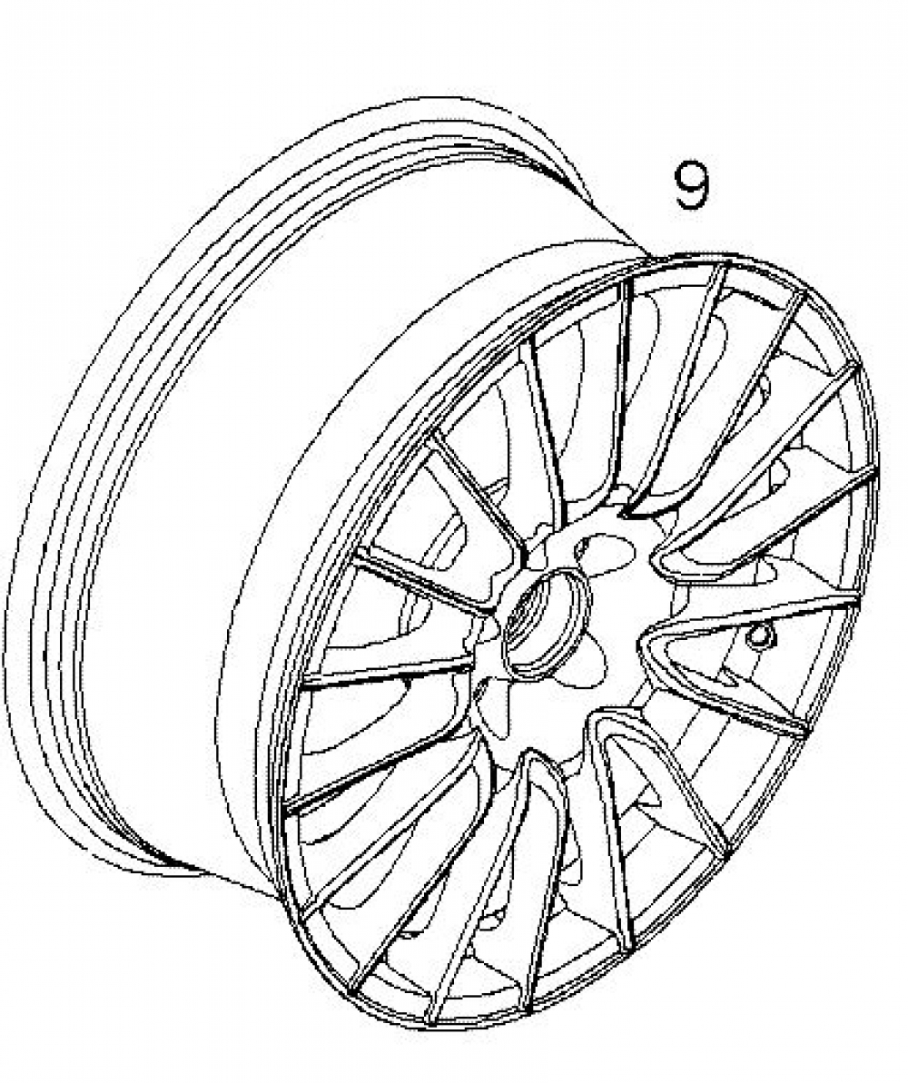 Janta aliaj 8x18 Opel Astra H 18 spite originala GM