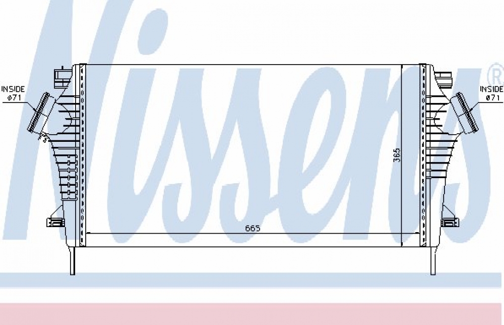 Radiator intercooler Opel Insignia producator Nissens