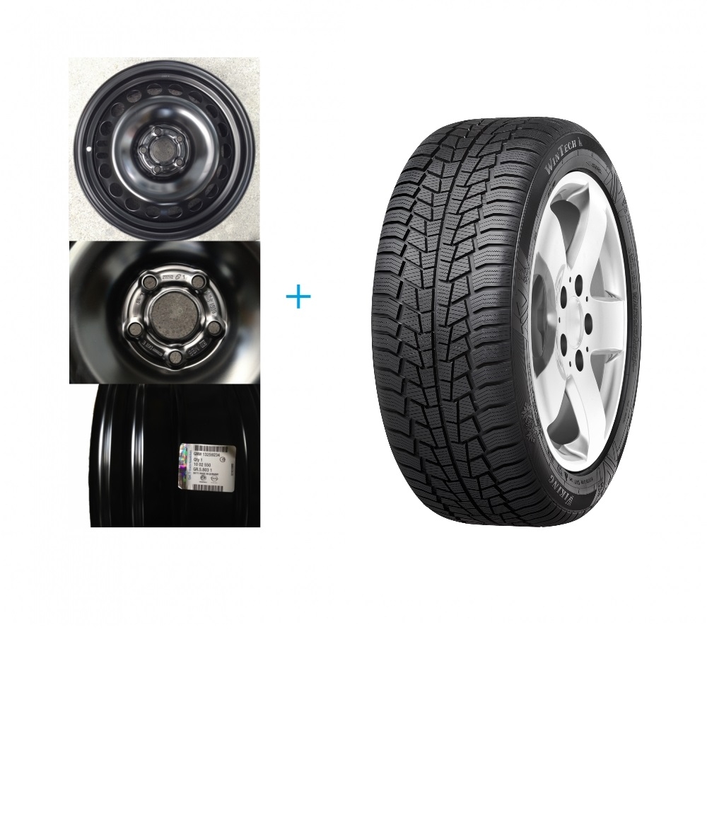 Kit janta Opel Astra K si anvelopa iarna 205/55/R16 VIKING WINTECH 91H