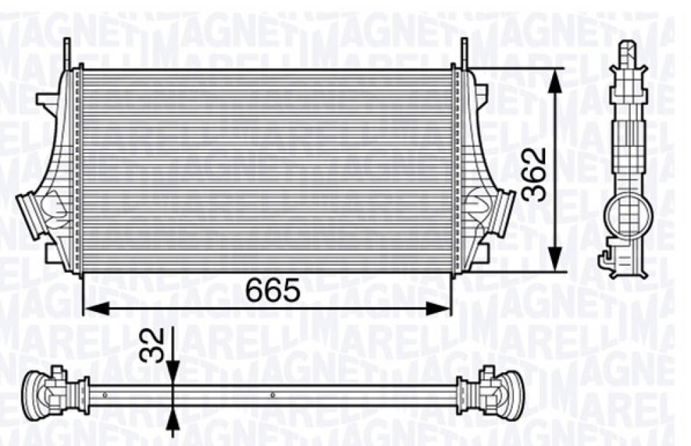 Radiator intercooler Opel Insignia producator Magneti Marelli