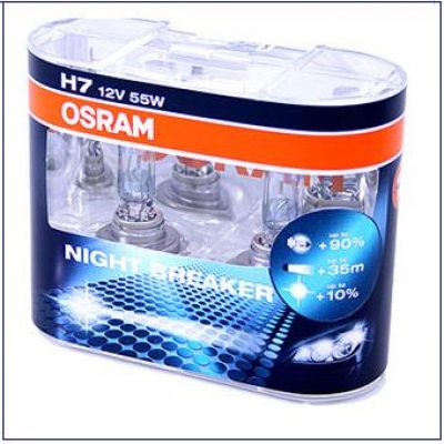 Set becuri H7 Osram NightBraker +