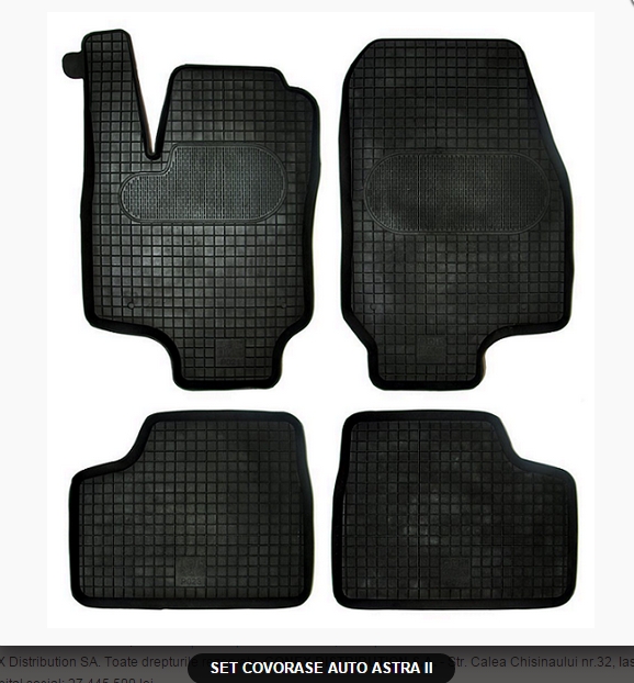 Covorase cauciuc Opel Astra G marca UMBRELLA ECO