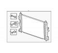 13453907 Radiator apa GM Opel Astra K