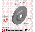 100.3331.20 Set discuri frana fata Audi A4 2.0 TDI Zimmermann