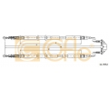 11.5952 13237271 13321657 522033 Cabluri frana de mana Opel Astra H marca COFLE