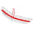 1322271 Ornament crom inferior Opel Insignia GM