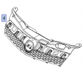 13247083 1320364 Grila radiator tip fagure Opel Astra H original GM
