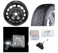 pachet astra j 13343683 13259235 Janta cu senzor presiune si anvelopa Bridgestone LM005 205/60 R16 92 H Opel Astra J diesel