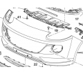 13467060 1401160 Bara fata Opel Adam original GM
