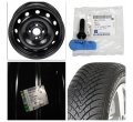 1002495 pachet corsa e goodyear iarna R14 Janta cu senzor presiune si anvelopa Goodyear Falken HS01 185/65 R15 88T iarna Opel Corsa E