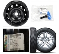 13211896 1002494 pachet adam hankook Janta cu senzor presiune si anvelopa Hankook W452 185/70 R14 88T iarna Opel Adam