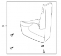 Set bavete noroi spate Opel Insignia Originale GM