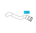 1818492 Furtun tur calorifer Corsa D original GM
