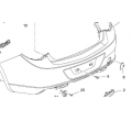 20877796 1404497 Bara spate Opel Astra J sedan original GM