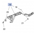 20877797 1404373 Suport bara spate stanga Opel Astra J original GM