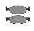 Set placute frana fata Opel Corsa E TEXTAR