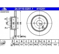 569111 Set discuri frana spate 4 prezoane 240 mm producator ATE