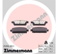 Placute frana spate ZIMMERMANN pentru Opel Astra J