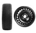 roata completa focus anvelopa iarna kumho senzor Roata completa Ford Focus janta otel ALCAR 8325 6.5x16 + anvelopa Iarna Kumho WP51 WinterCraft 205/55 R16 91T + Senzor presiune ALCAR
