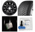 1002495 pachet corsa e continental iarna Janta cu senzor presiune si anvelopa Continental TS860 88T iarna Opel Corsa E