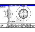 412178 Set discuri frana spate Audi A4 ATE