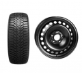roata completa focus anvelopa iarna sailun Roata completa Ford Focus janta otel ALCAR 8325 6.5x16 + anvelopa Iarna Sailun IceBlazer Alpine+ 205/55R16 91H + Senzor presiune ALCAR