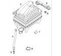 55556463 5835894 Carcasa filtru aer Opel Astra H 1.3 original GM