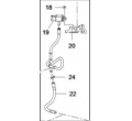55569267 862046 Furtun evacuare diferenta presiune Opel Astra J 1.7 original GM