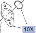55592001 815287 Set garnituri pompa injectie combustibil Opel Astra J 1.6 original GM