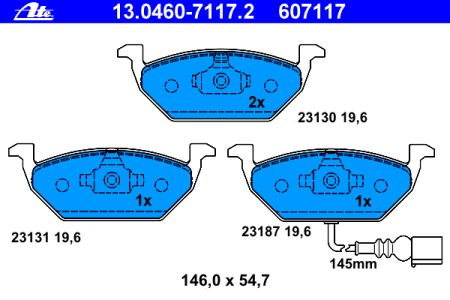 Placute frana fata ATE VW Golf VI 1.2 TSI tip motor CBZA 63 kw Pagina 2/piese-auto-opel-insignia-a/piese-auto-chevrolet/baterii-auto-acumulatori-auto - Sistem de franare VW Golf VI 5K1