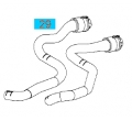 6818620 Furtun tur calorifer Astra H original GM