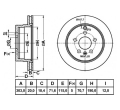 96625873 4804637 Set discuri spate Opel Antara original GM