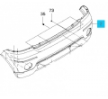 96942598 Bara spate two-ton pentru Chevrolet Spark