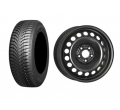 roata completa fiesta anvelopa iarna nexen senzor Roata completa Ford Fiesta janta otel ALCAR 4095 6x15 + anvelopa Iarna Nexen WG-WH2 195/60 R15 88T + Senzor presiune ALCAR