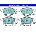 1515032 Kit discuri si placute Opel Astra H 4 prezoane ATE