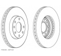 569059 0986479R76 Set discuri frana fata Opel Astra G FERODO