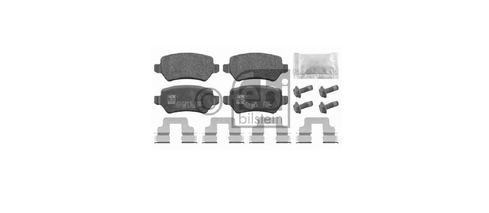 Set placute frana OPEL ASTRA G FEBI BILSTEIN