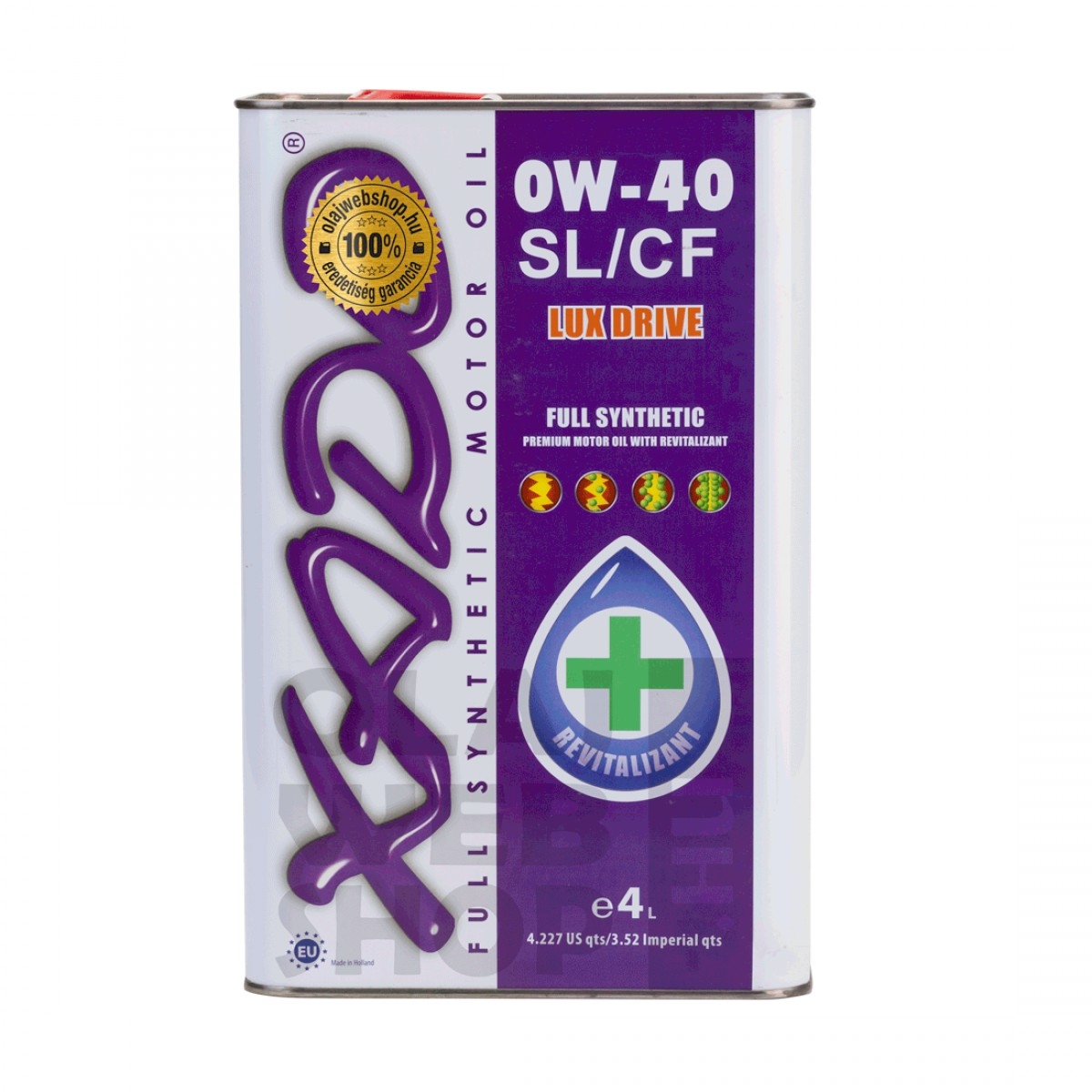 ULEI SINTETIC MOTOR XADO 0W-40 SL-CF 4L Ulei si revitalizanti XADO