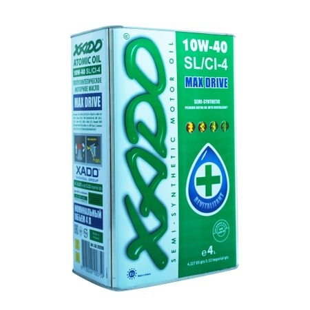 ULEI SEMI-SINTETIC MOTOR XADO 10W-40 SL-CI-4  4L Ulei si revitalizanti XADO