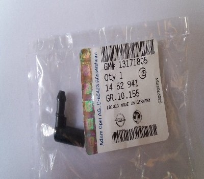 Cot furtun spalator parbriz Opel Corsa D GM