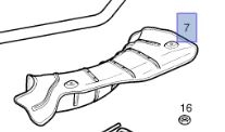 Tabla termoizolanta Opel Astra H original GM