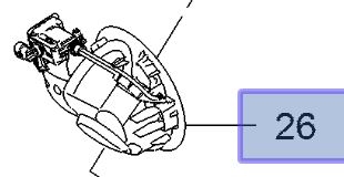 Corp buson umplere combustibil cu motoras Opel Insignia A original GM