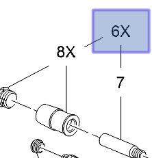 Kit culise etrier J67 Opel Astra K original GM Dispozitive de franare Opel Astra K