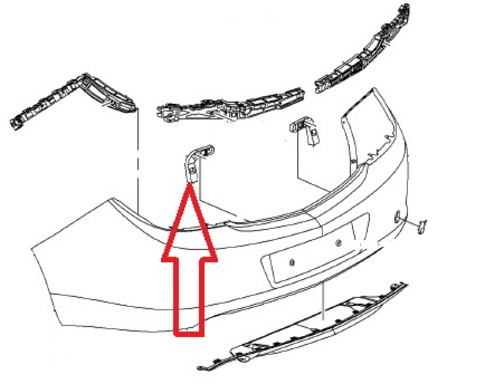 Suport bara spate stanga inferior original GM Pagina 5/piese-auto-opel-astra-k/piese-auto-nissan/racire-motor-opel-antara - Elemente de caroserie Opel Insignia A