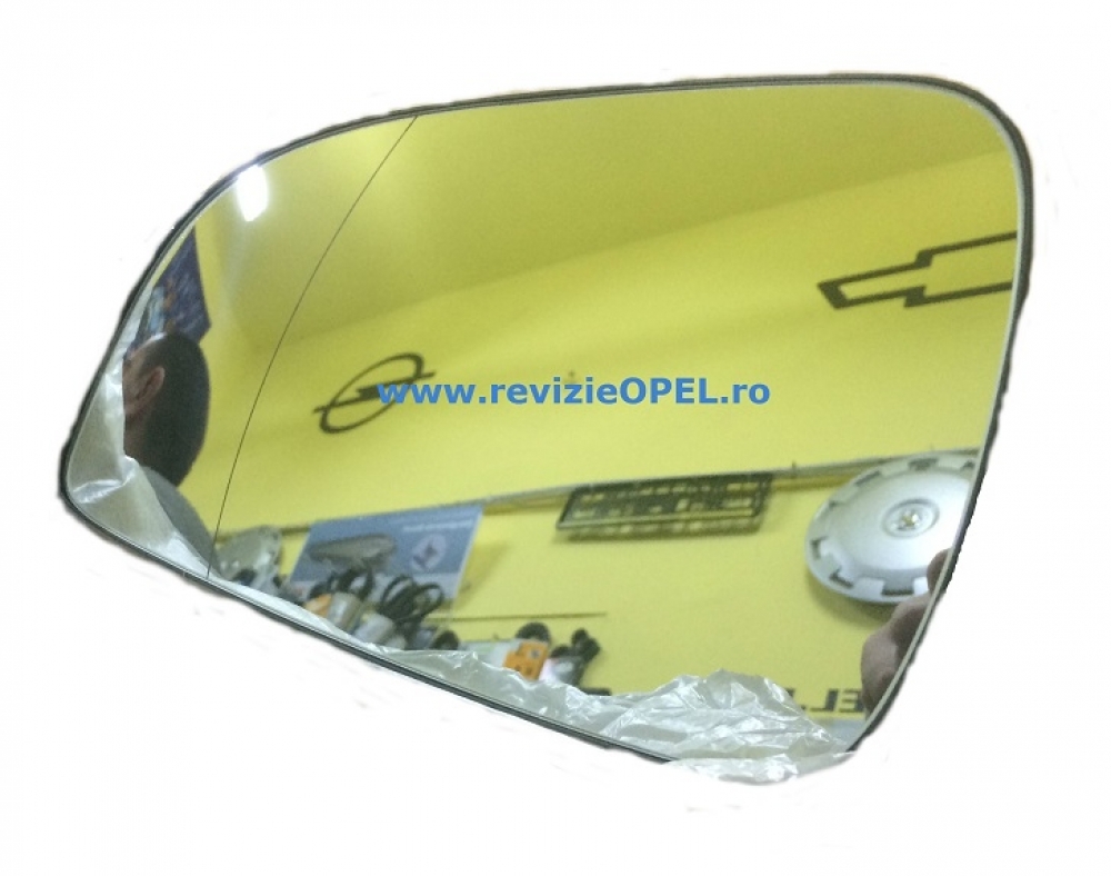 Geam oglinda stanga incalzit Opel Astra H dupa 2010 GM