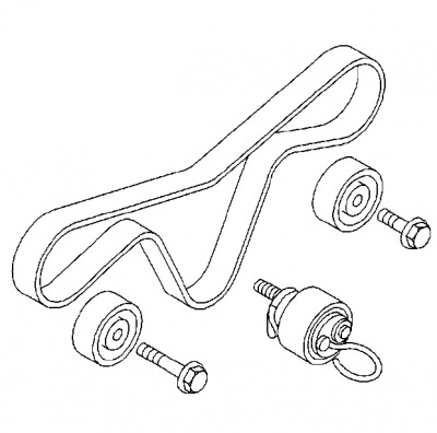 Kit distributie Opel Vectra C Y30DT original GM