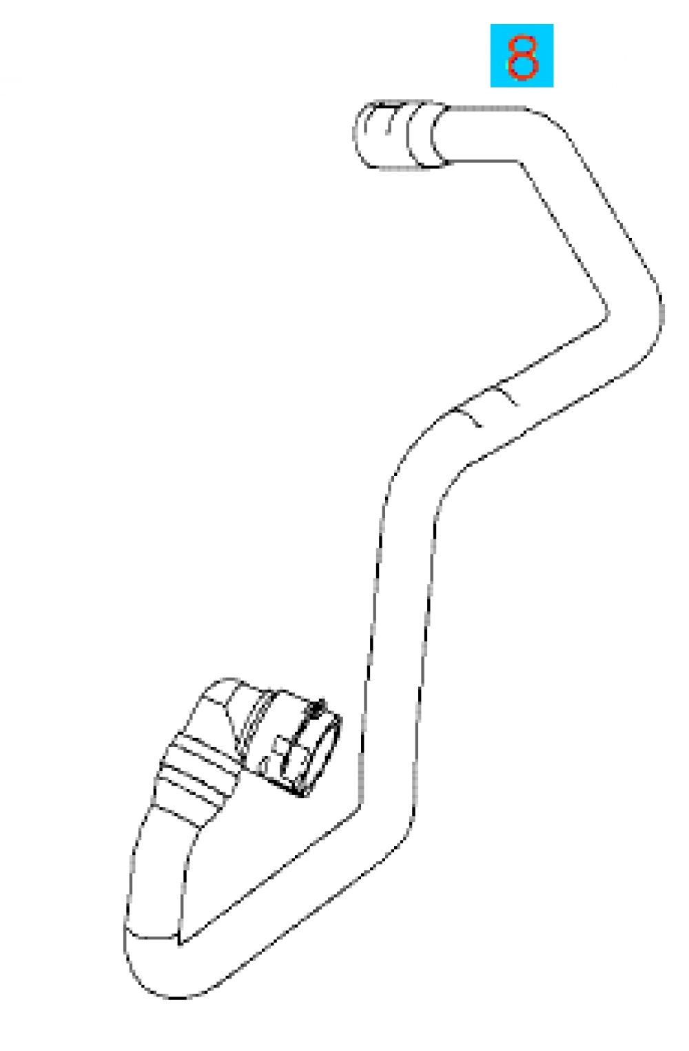 Furtun retur calorifer Corsa D original GM Pagina 3/opel-zafira-c/opel-omega/opel-insignia-b-st - Racire motor si climatizare Opel Corsa D