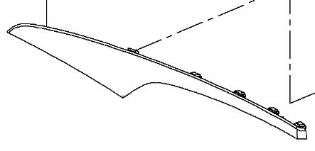 Trim usa stanga fata Opel Insignia A original GM