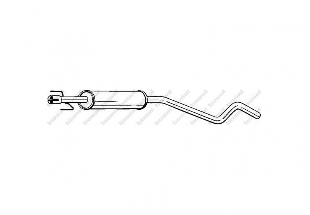 Toba intermediara Opel Astra H Z16XEP BOSAL