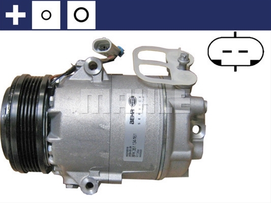 Compresor  A/C  OPEL ASTRA-G  MAHLE